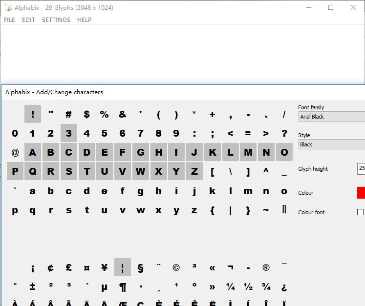 Alphabix下载,彩色字体制作软件,字体工具,字体设计
