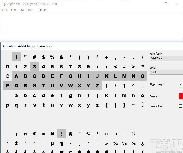 Alphabix下载,彩色字体制作软件,字体工具,字体设计